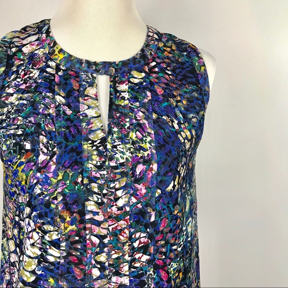 CAbi XS Stained Glass Keyhole Sleeveless Top - Picture 2 of 7